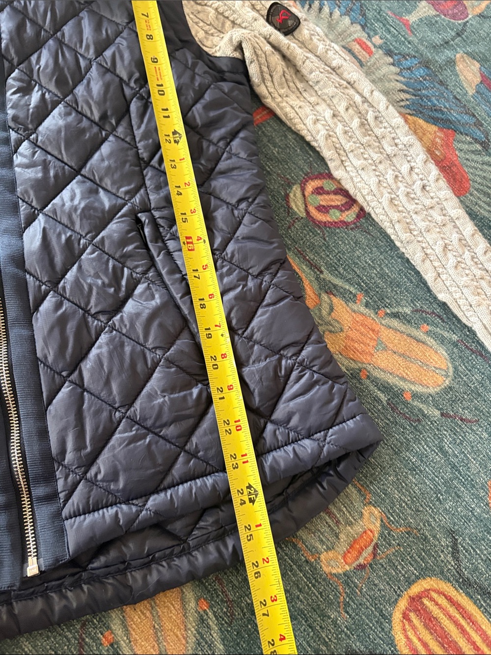 Kari Traa Martine Hybrid hooded down jacket navy gray L - Picture 5 of 11